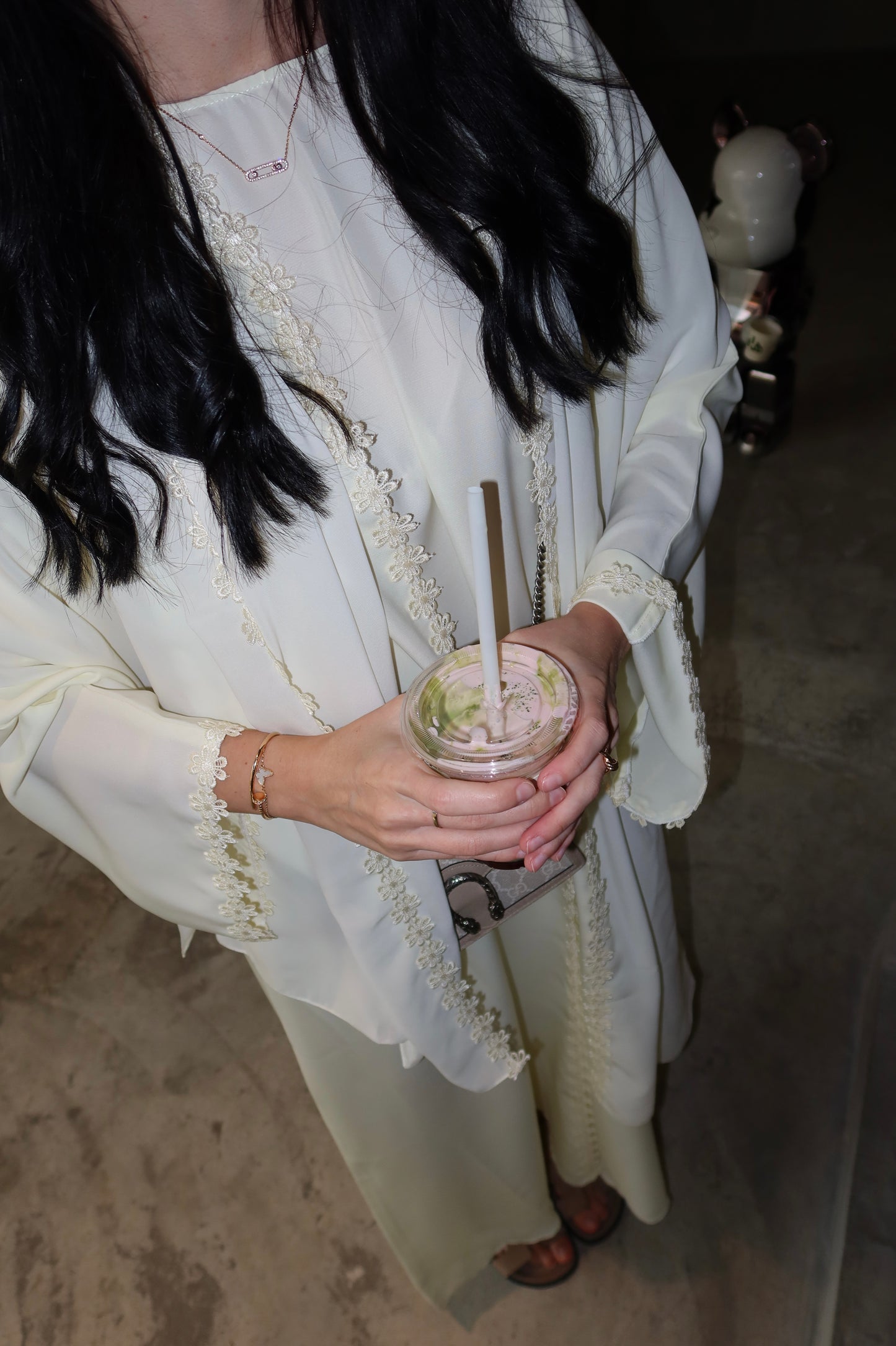Butter Yellow Abaya