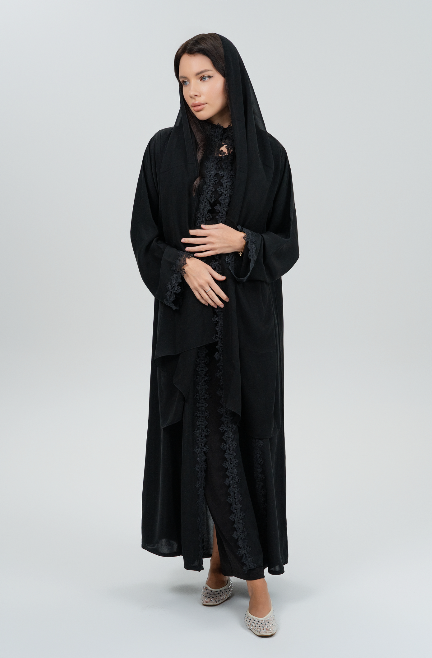 Black Night Abaya